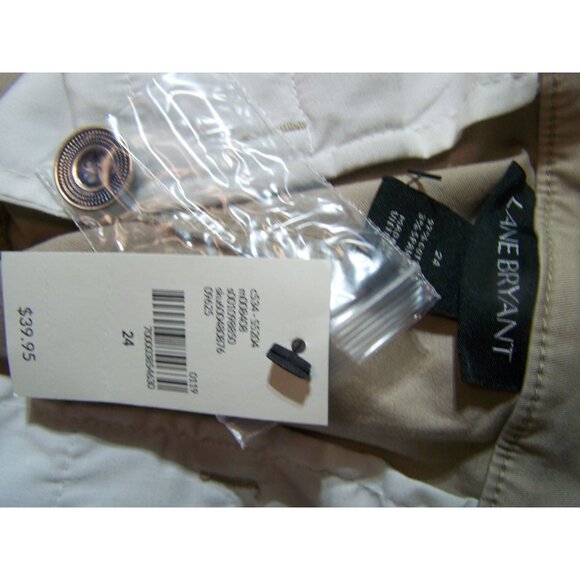 Lane Bryant Shorts Plus Size 24 Tan Khaki NWT - Picture 6 of 8